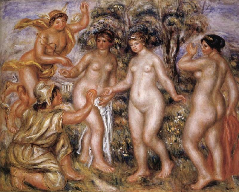 Pierre Renoir The judgment of Paris France oil painting art